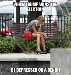 Trump is president