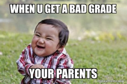 Evil, scheming toddler
