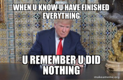 Donald Trump Writing Speech
