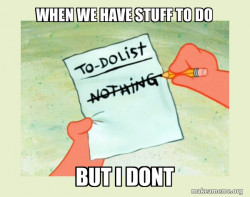 To Do List - Nothing