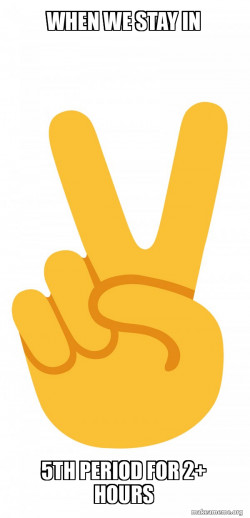 Peace Sign Emoji