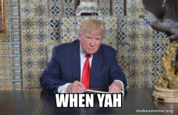 Donald Trump Writing Speech