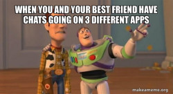 Buzz and Woody (Toy Story) Meme