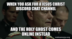 Give me jesus christ discord Chat channel