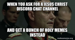 Give me jesus christ discord Chat channel