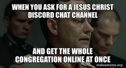 Give me jesus christ discord Chat channel