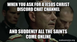 Give me jesus christ discord Chat channel