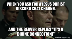 Give me jesus christ discord Chat channel