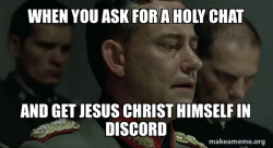 Give me jesus christ discord Chat channel