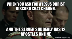 Give me jesus christ discord Chat channel