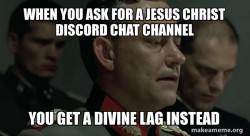 Give me jesus christ discord Chat channel