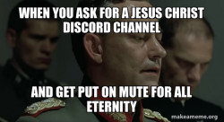 Give me jesus christ discord Chat channel