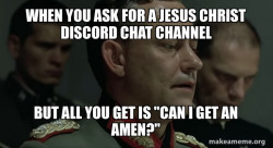 Give me jesus christ discord Chat channel