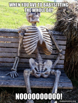Waiting Skeleton