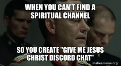 Give me jesus christ discord Chat channel