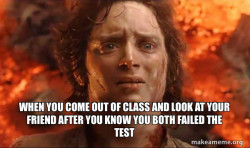 Frodo it's over it's done