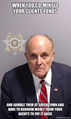 Rudy Giuliani Mugshot
