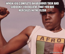 Hercules in the flesh