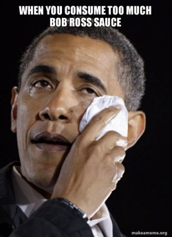 Crying Obama