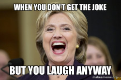Hillary Clinton Laughs