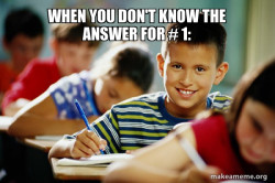 Scumbag Student