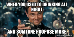 Great Gatsby Reaction - Leonardo DiCaprio Toast