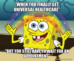 wanting universal healthcare