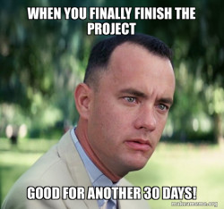 Congrats! Good for another 30 days!