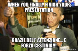 Grazie dell' attenzione... e forza Cestinia!!!!