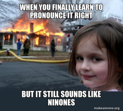 with the word niones