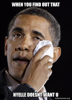 Crying Obama