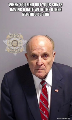 Rudy Giuliani Mugshot