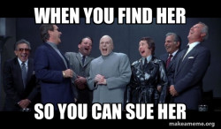 Dr Evil and Henchmen laughing - and then they said