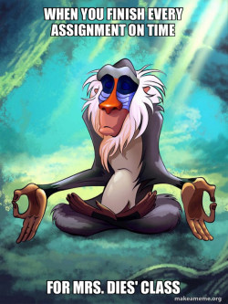 Rafiki Meditating - Lion King