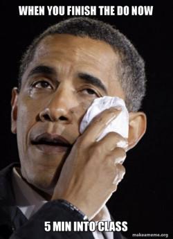 Crying Obama