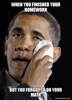Crying Obama