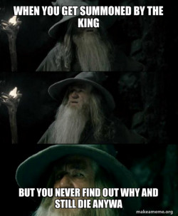Confused Gandalf