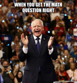 Happy Tim Walz
