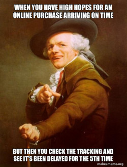 The high hopes you have of me? Lower. Nope, even lower. There you go 