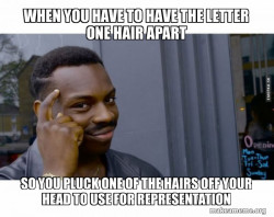 Roll Safe Black Guy Pointing at His Head 