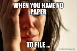 First World Problems