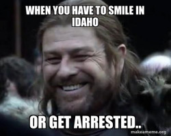 Happy Ned Stark Meme