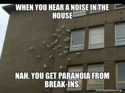 House with many security cameras on the outside