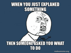 Y U No