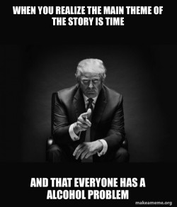 Trump Sitting In Chair - I Am In Their Way
