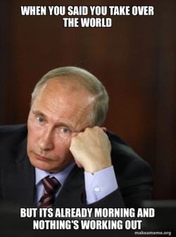Contemplative Putin