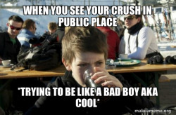 look cool