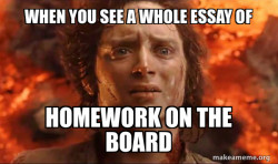 Frodo it's over it's done