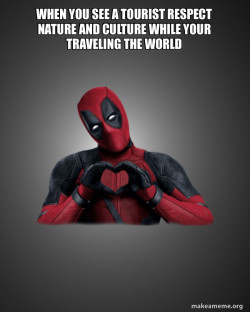 Deadpool Heart Hands