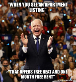 free heat and one month free rent